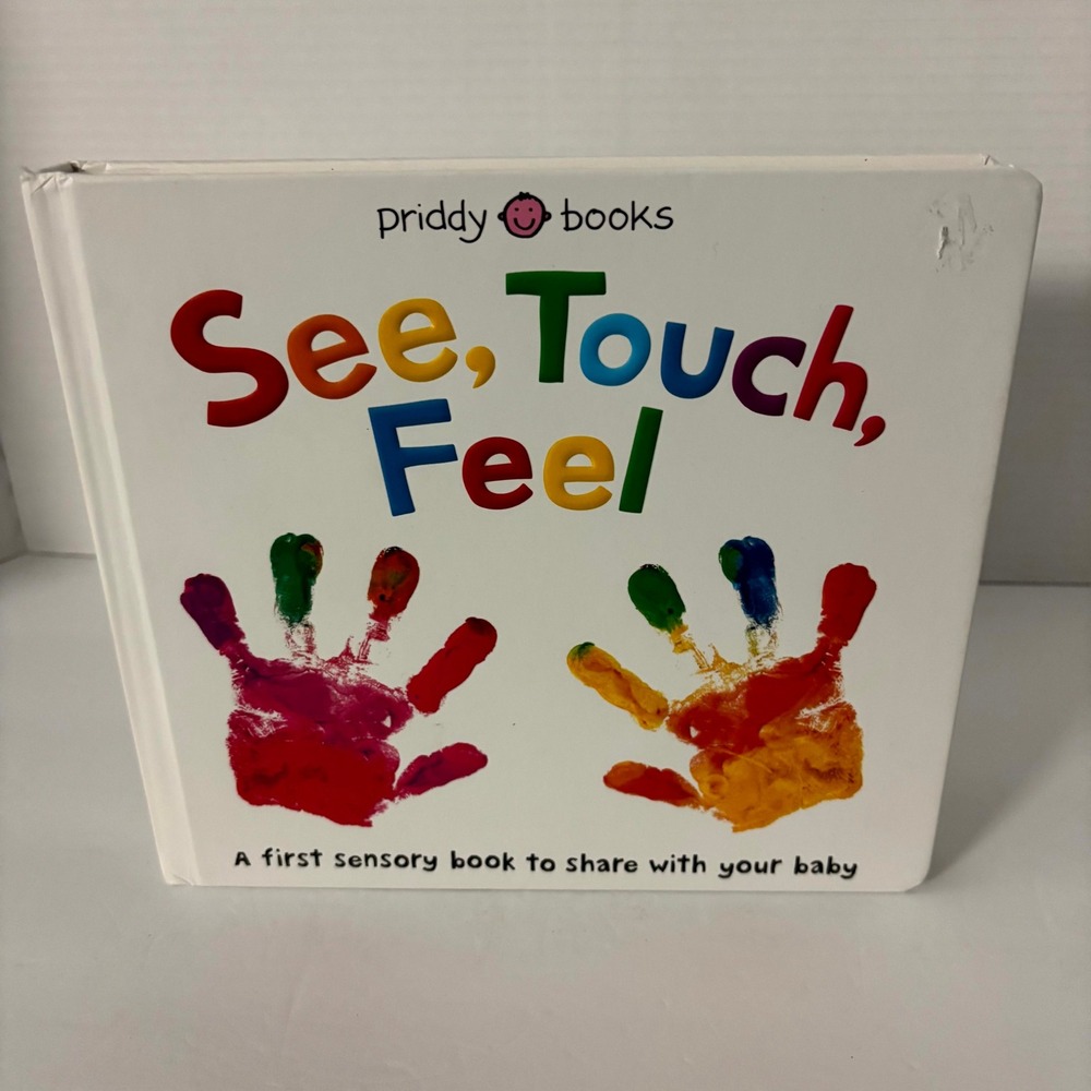 Priddy Books See Touch Feel First Sensory Board Book for Babies Toddler Book